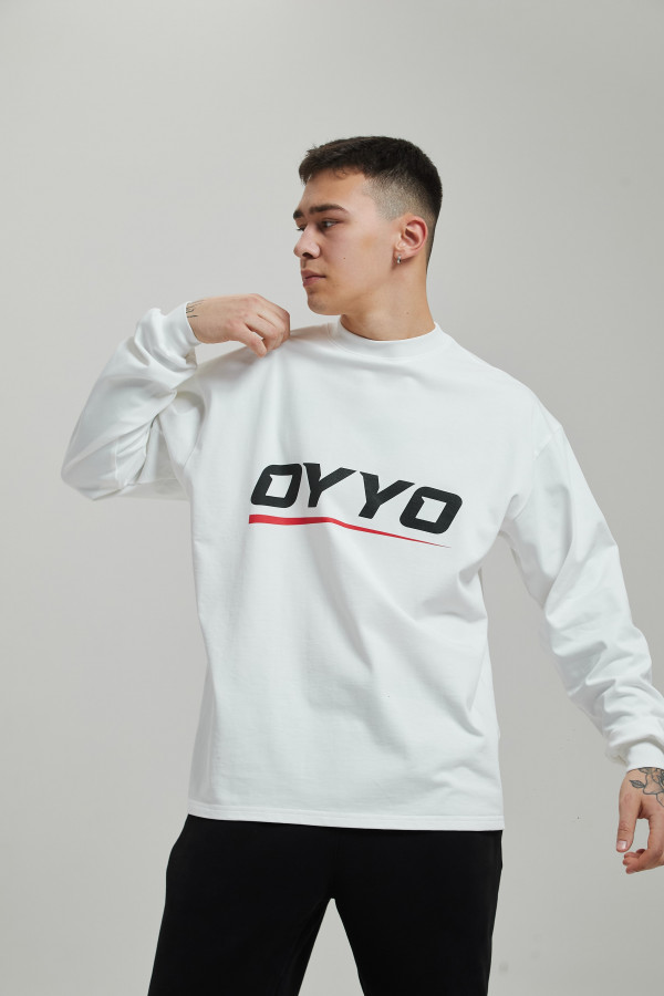 Лонгслив OYYO RACER RED белый S