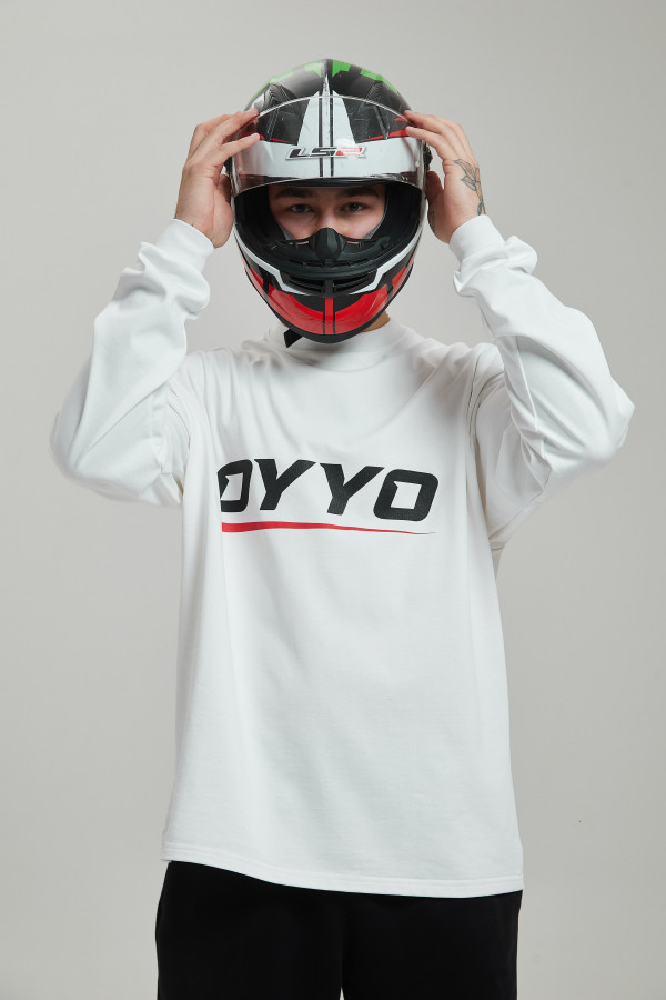Лонгслив OYYO RACER RED белый S