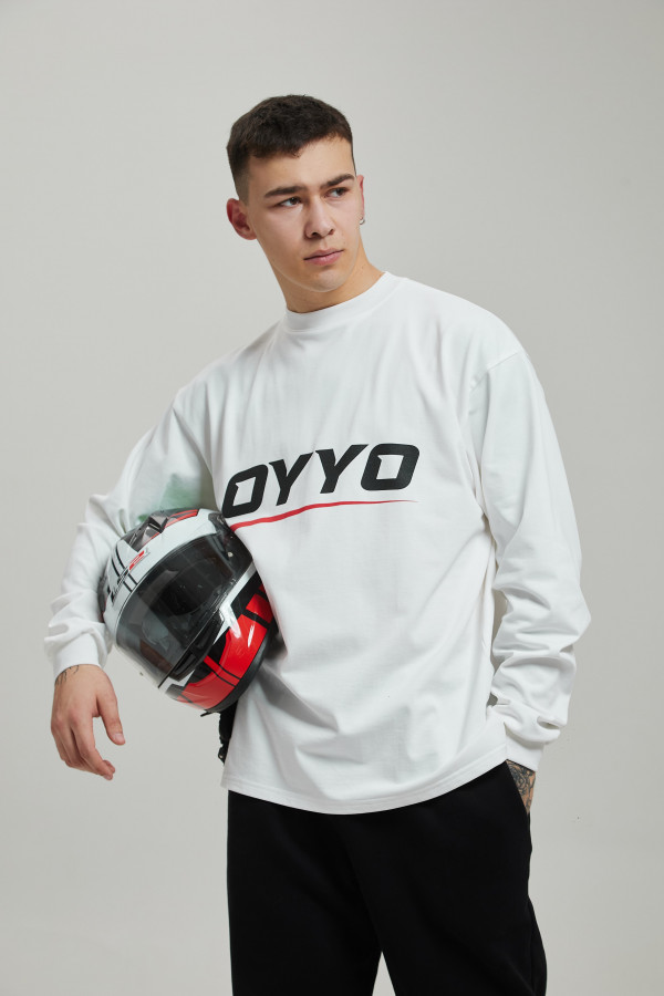 Лонгслив OYYO RACER RED белый S