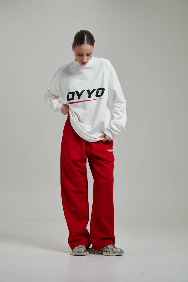 Лонгслив OYYO RACER RED белый S