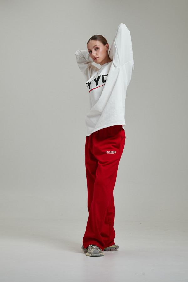 Лонгслив OYYO RACER RED белый S