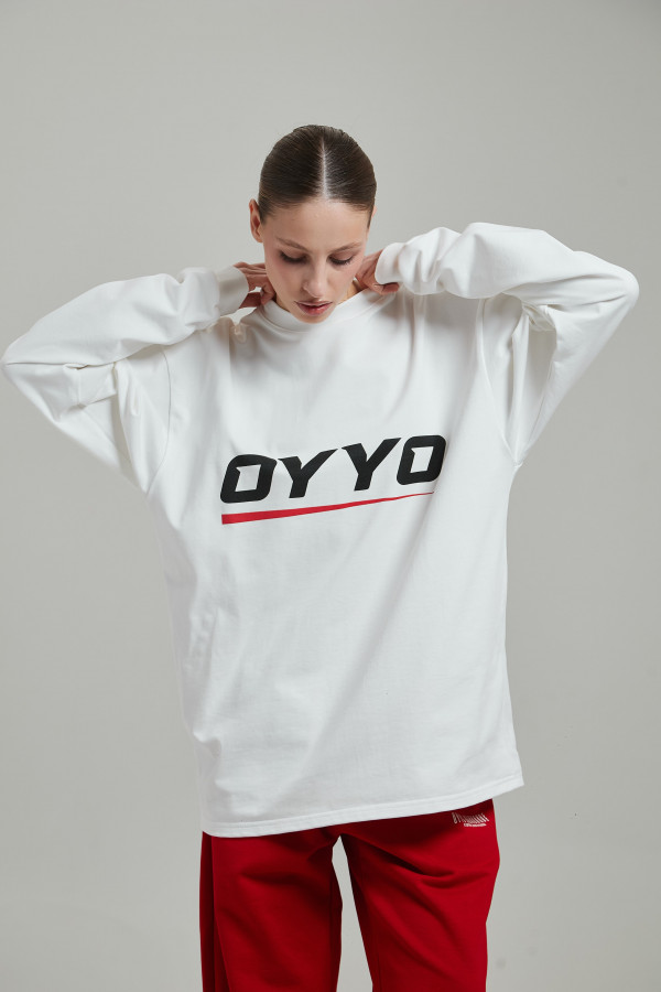Лонгслив OYYO RACER RED белый S