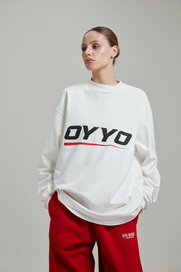 Лонгслив OYYO RACER RED белый S
