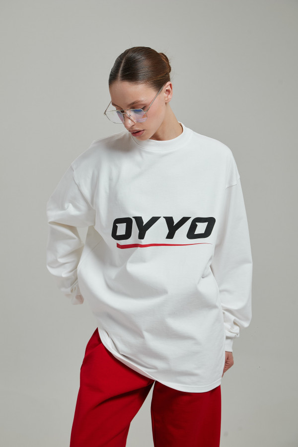 Лонгслив OYYO RACER RED белый S