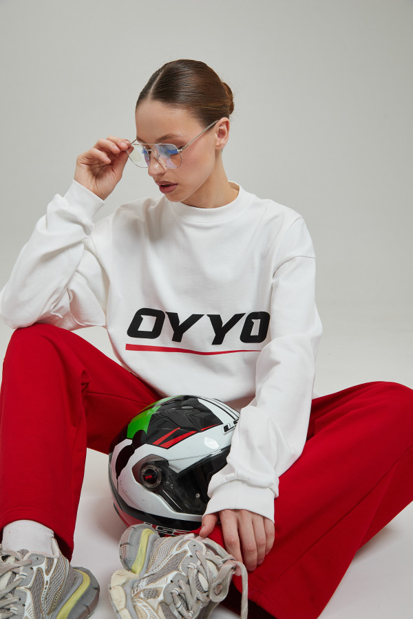 Лонгслив OYYO RACER RED белый S
