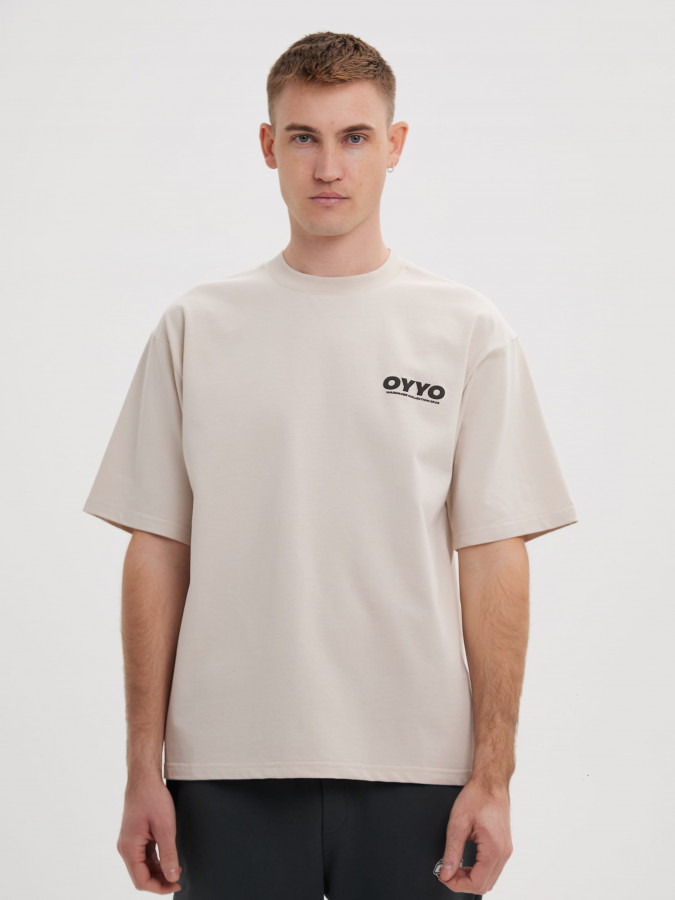 Футболка OYYO 2K25 бежевая M