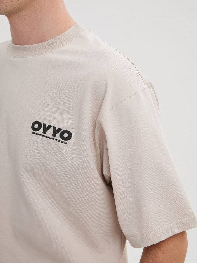 Футболка OYYO 2K25 бежевая M