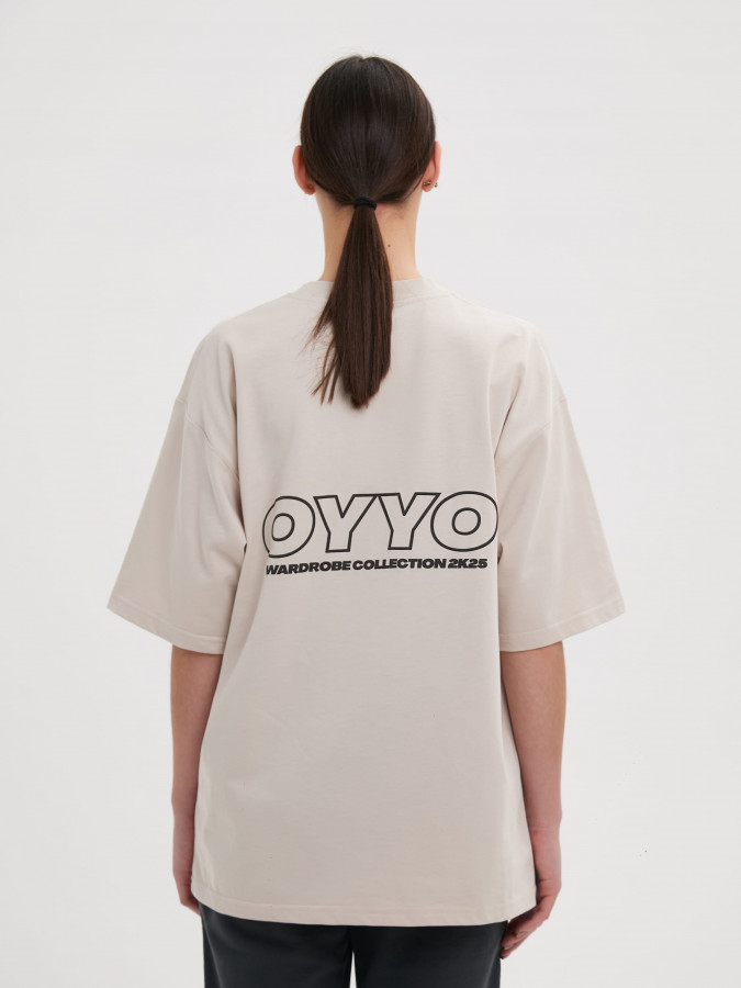 Футболка OYYO 2K25 бежевая M