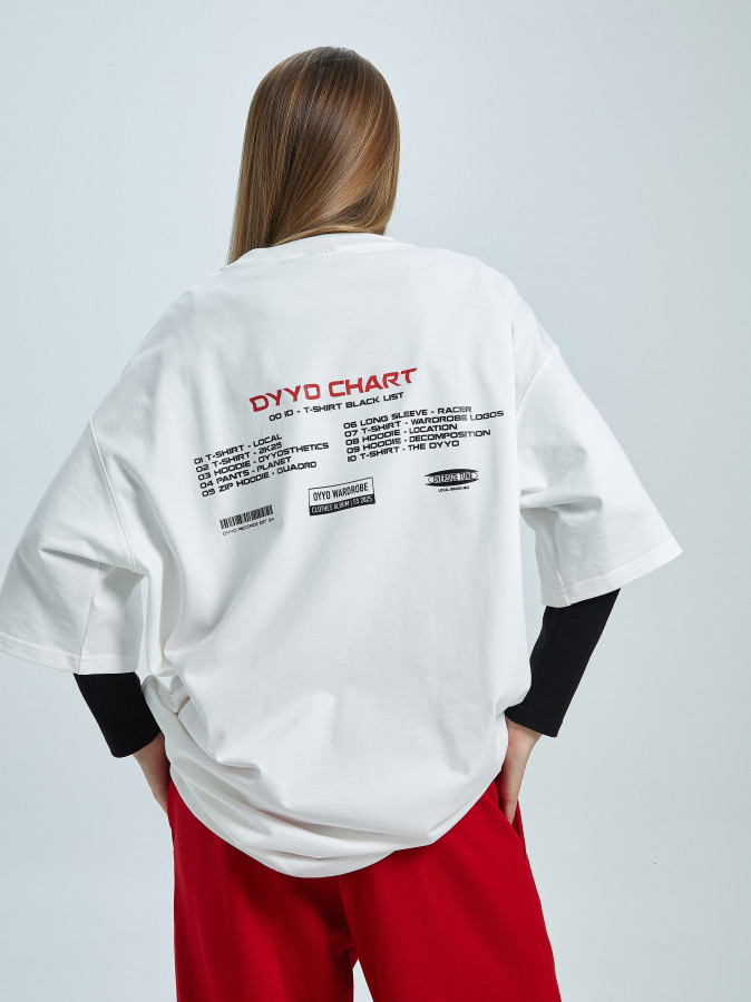 Футболка OYYO CHART белая L