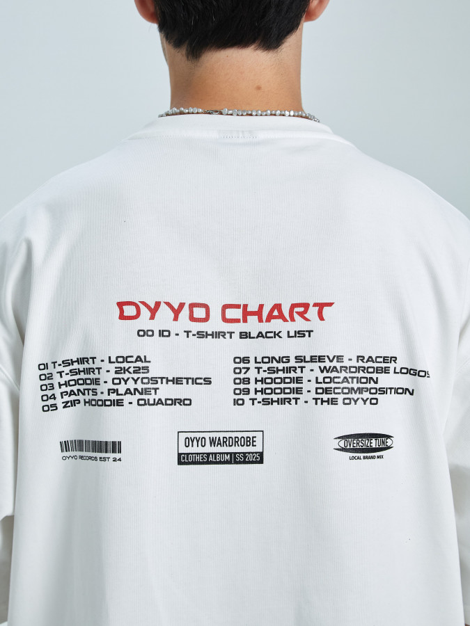 Футболка OYYO CHART белая L