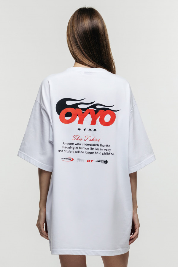 Футболка OYYO FLAME белая (XL)