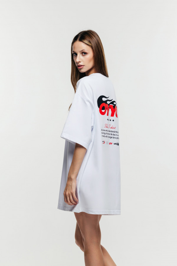 Футболка OYYO FLAME белая (XL)