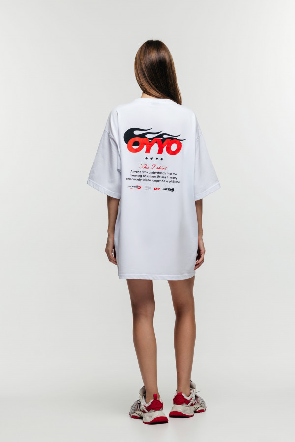 Футболка OYYO FLAME белая (XL)