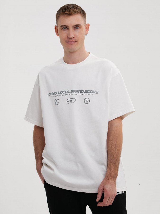 Футболка OYYO LOCAL белая M