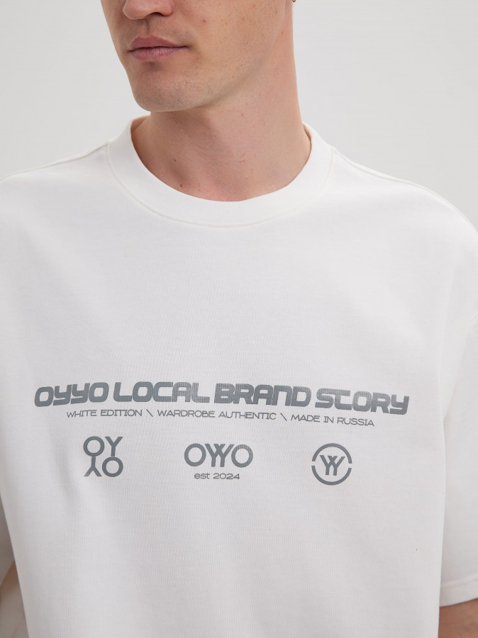 Футболка OYYO LOCAL белая M