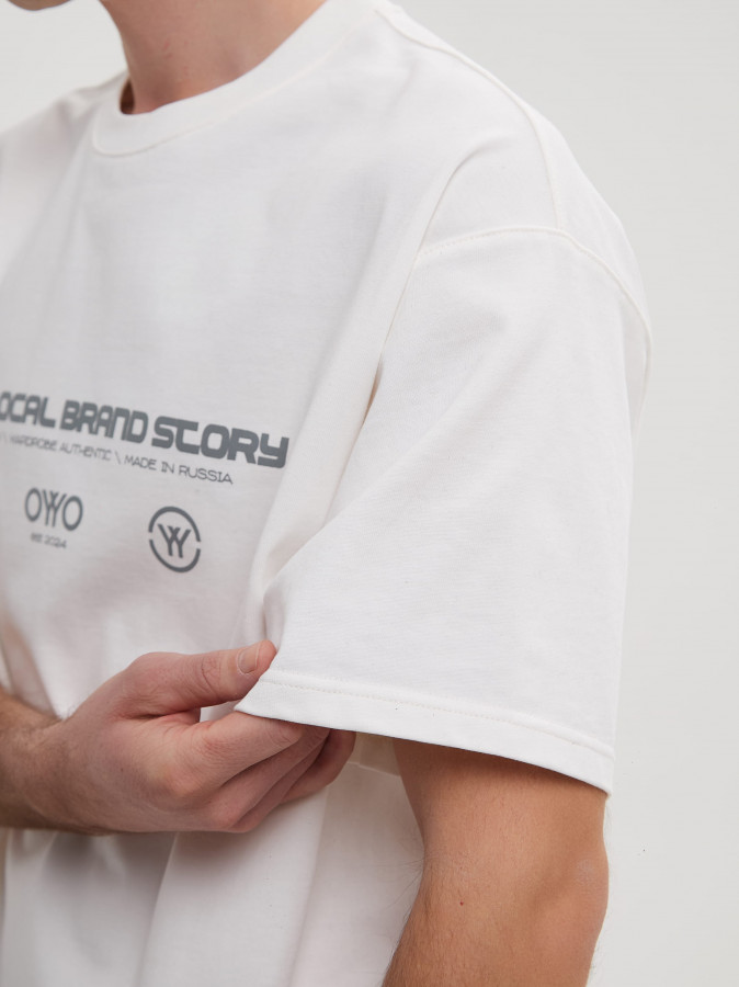 Футболка OYYO LOCAL белая M