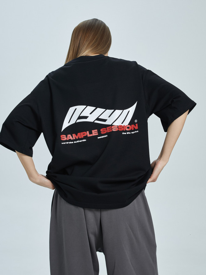 Футболка OYYO SAMPLE SESSION черная XL