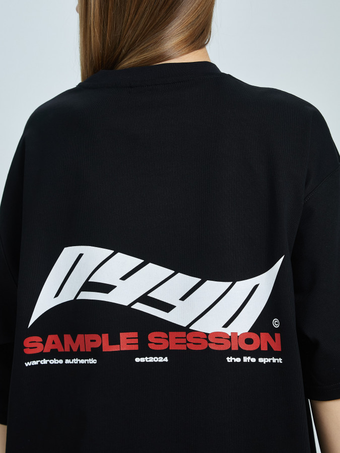 Футболка OYYO SAMPLE SESSION черная XL