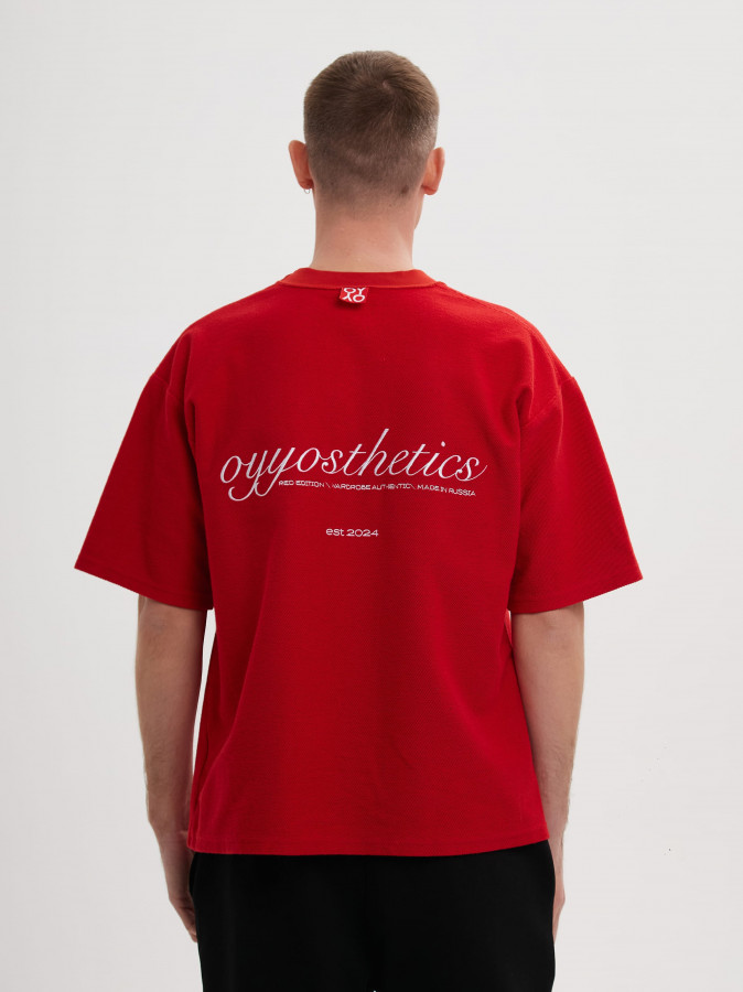 Футболка OYYOSTHETICS красная M