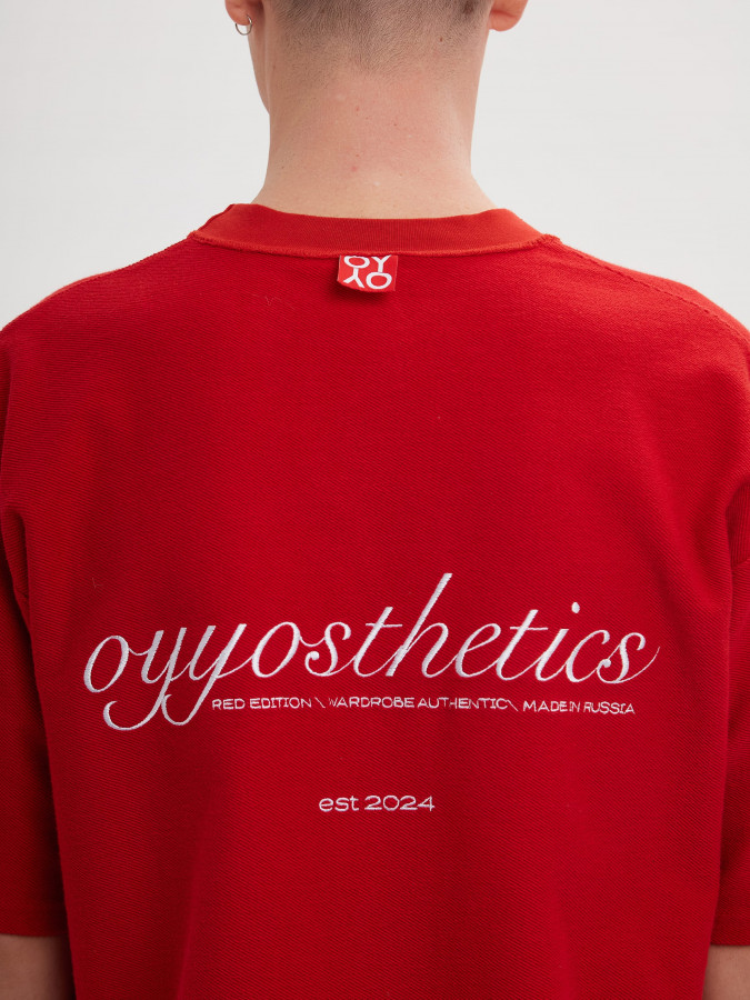 Футболка OYYOSTHETICS красная M