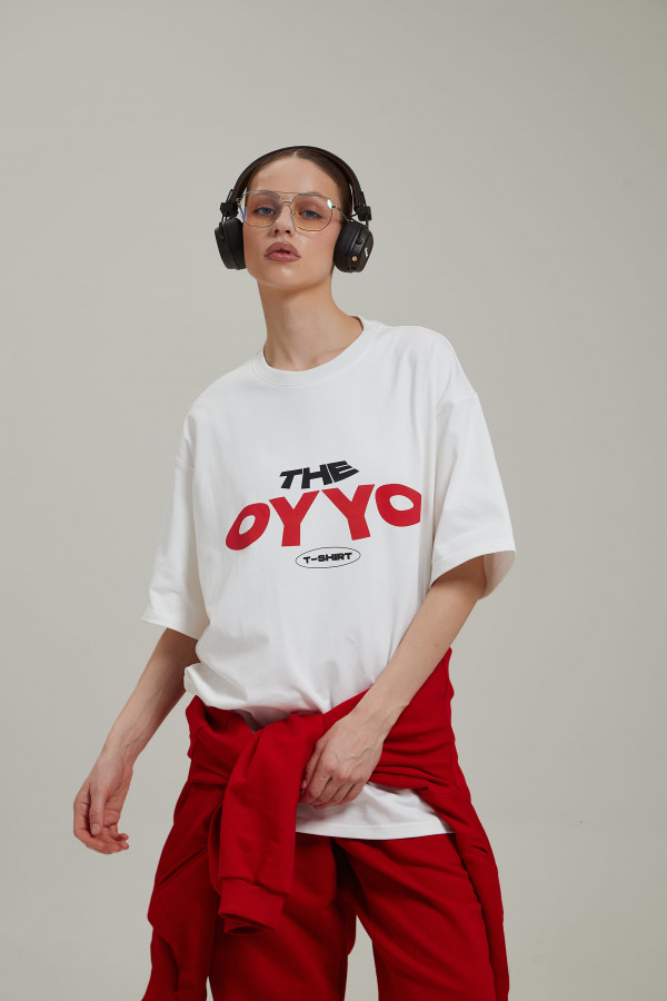 Футболка OYYO THE OYYO RED белая M