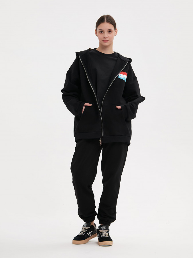 Зип худи OYYO COOL черный (L)