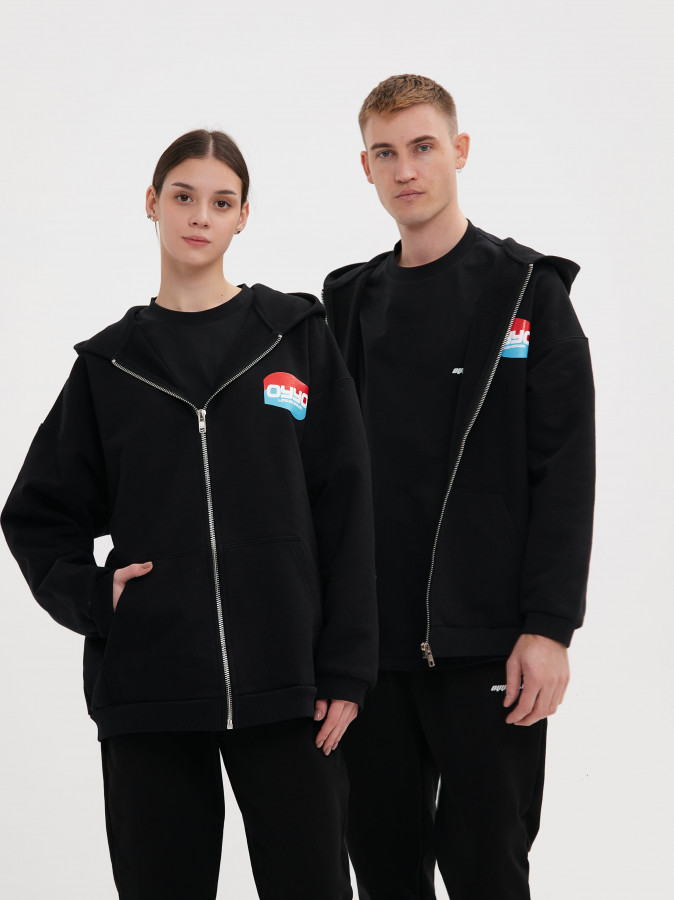 Зип худи OYYO COOL черный (L)