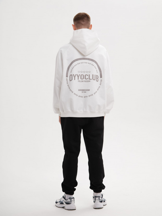 Худи OYYO CLUB белый (L)