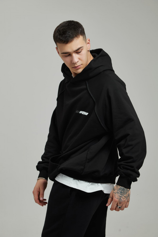 Худи OYYO WARDROBE REVERSE черный (L)
