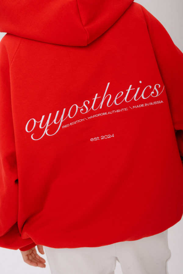 Худи OYYOSTHETICS красный L