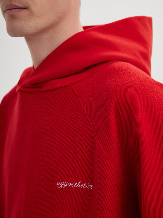 Худи красный OYYOSTHETICS REVERSE (M)